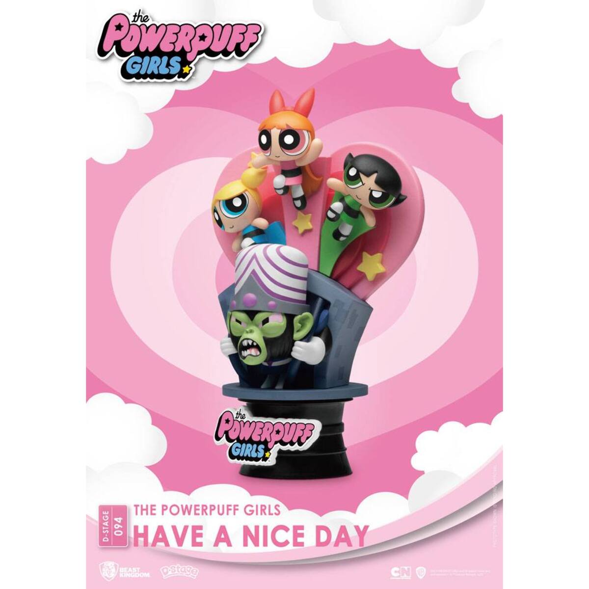 The Powerpuff Girls D-Stage PVC Diorama Have A Nice Day Standard Version 15 Cm Beast Kingdom Toys