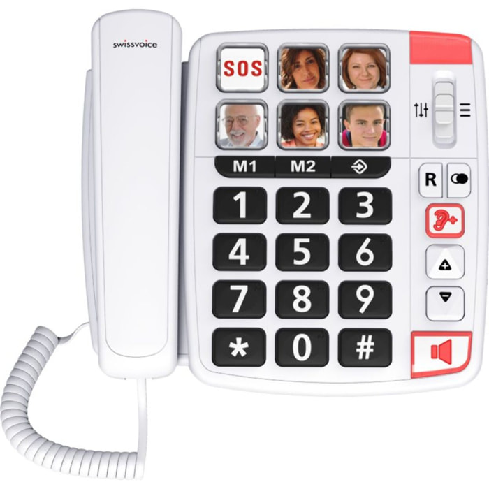 Téléphone filaire SWISSVOICE XTRA 1110