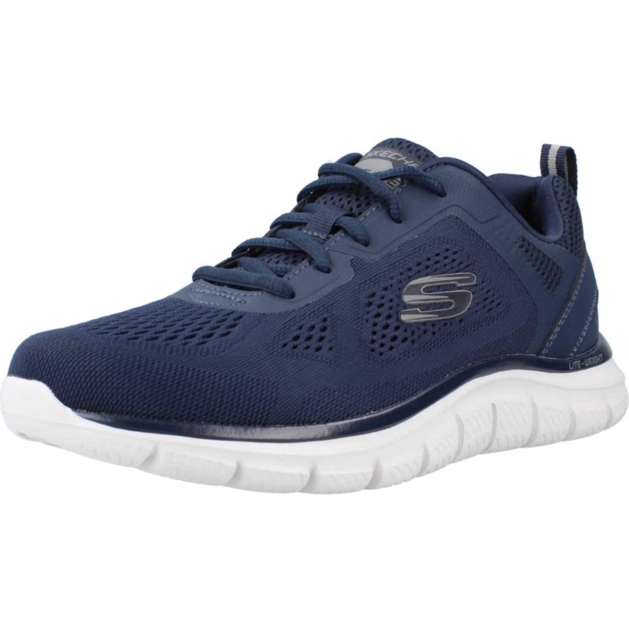 Sneakers De  Hombre Track Azul