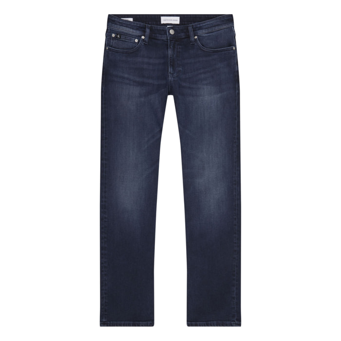 CALVIN KLEIN - Jeans - cotone - blu denim scuro