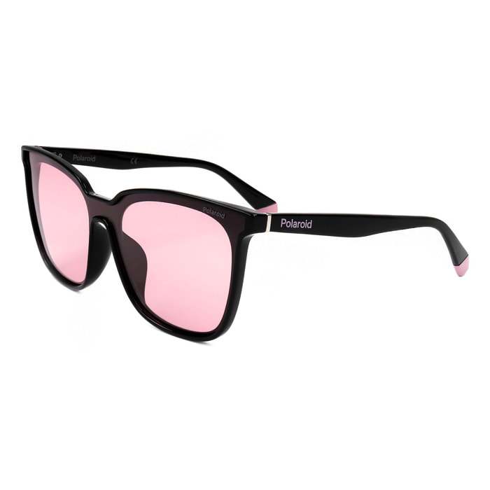 Polaroid - lunettes de soleil - noir - Verres : rose - protection solaire : catégorie 2