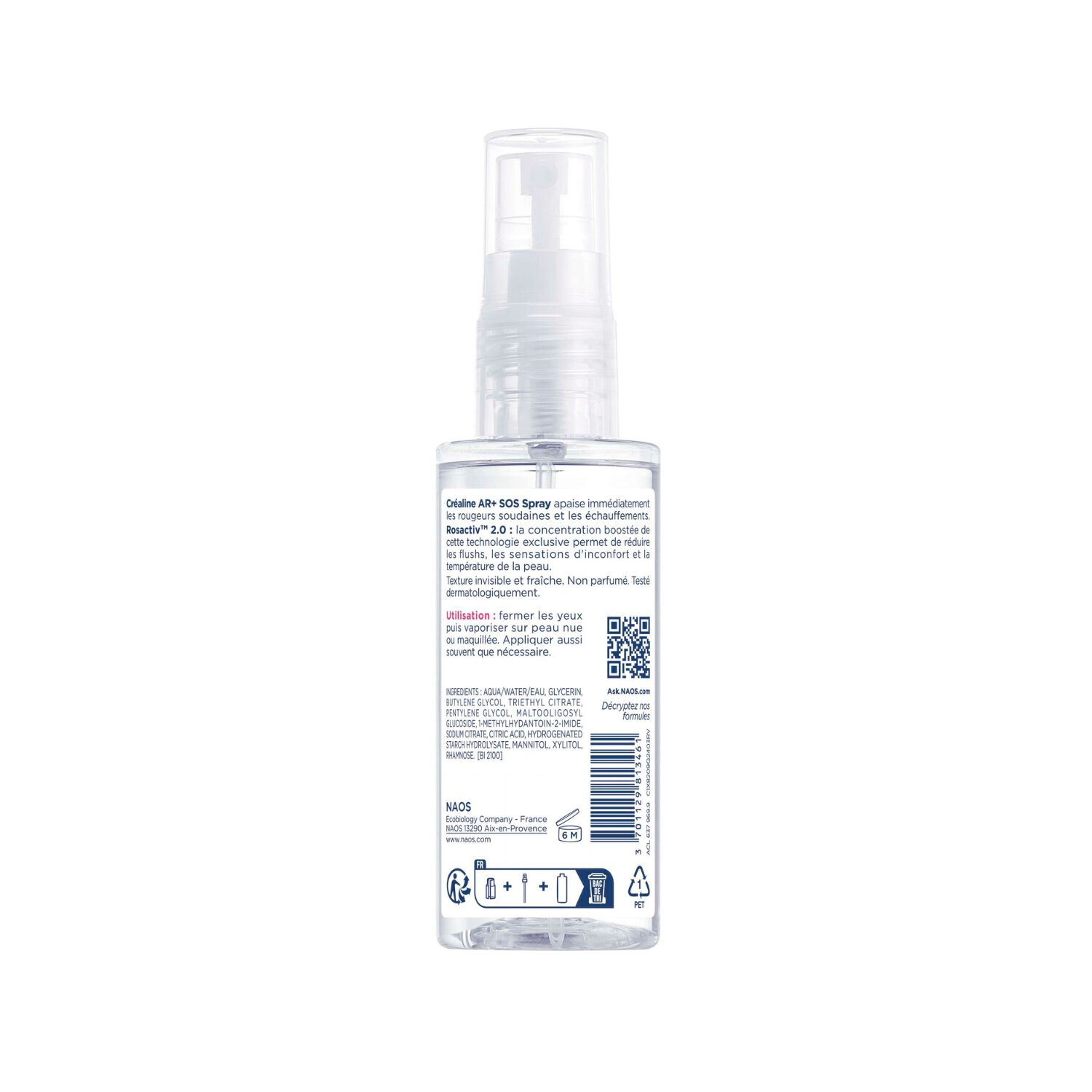 Crealine AR+ - SOS Spray - Brume anti-rougeurs apaisante