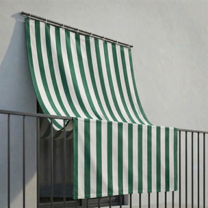 Tenda da sole a caduta impermeabile per balconi e verande con occhielli, telo parasole resistente a pioggia e raggi UV, riduce calore e luce, aumenta privacy, facile installazione, tessuto in poliestere durevole, ideale per esterno e protezione arredi