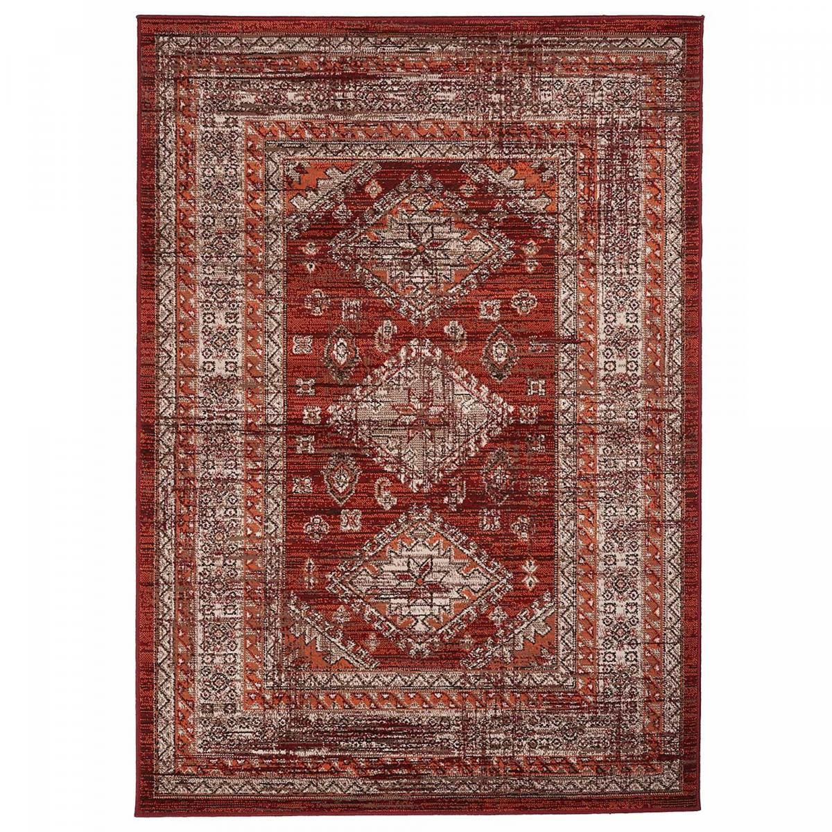 Tapis oriental tissé motif ethnique HEJE