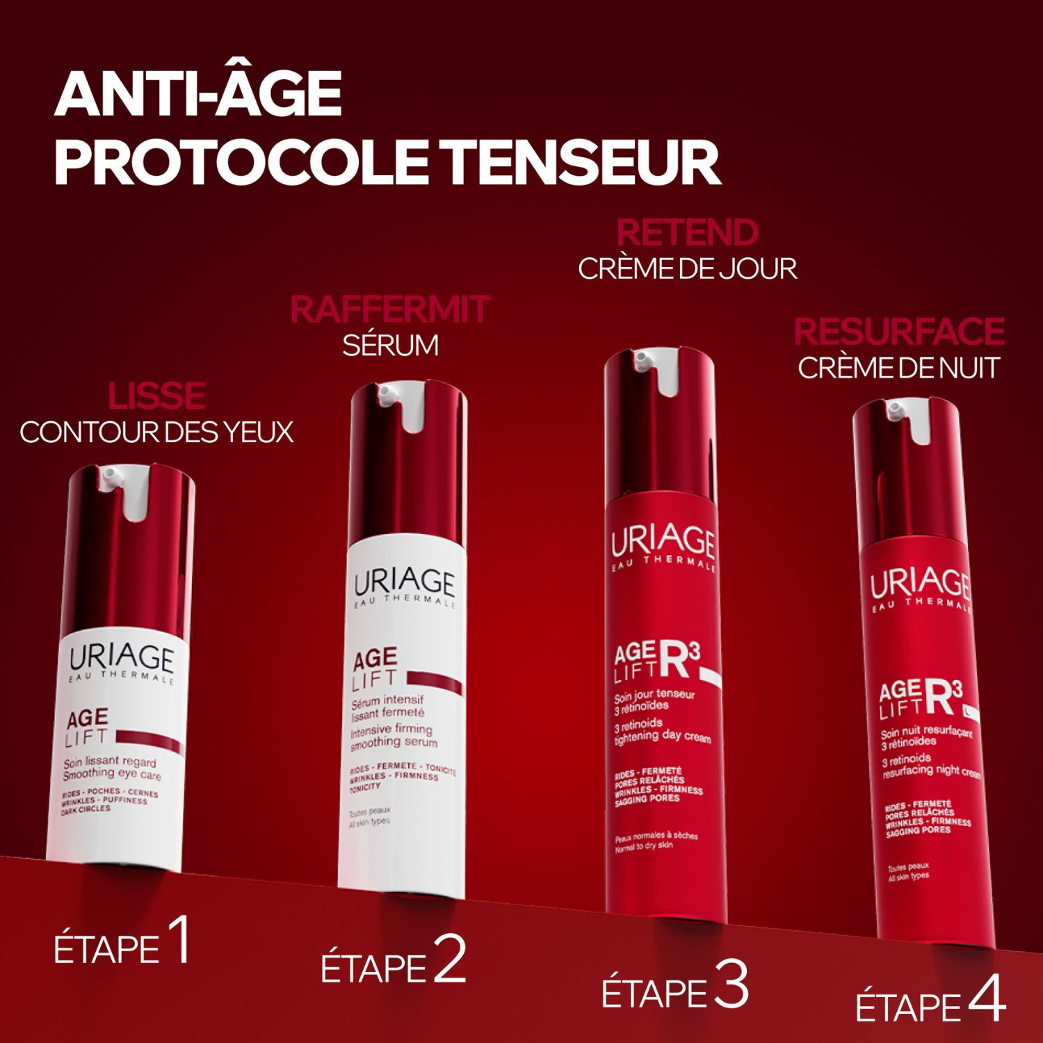 Age Lift R3 - Soin Nuit Resurfaçant 3 Rétinoïdes 40ml