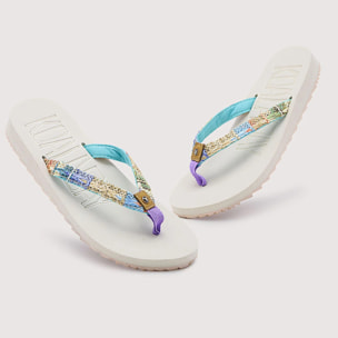 Chancla Cuña Beige - Corona