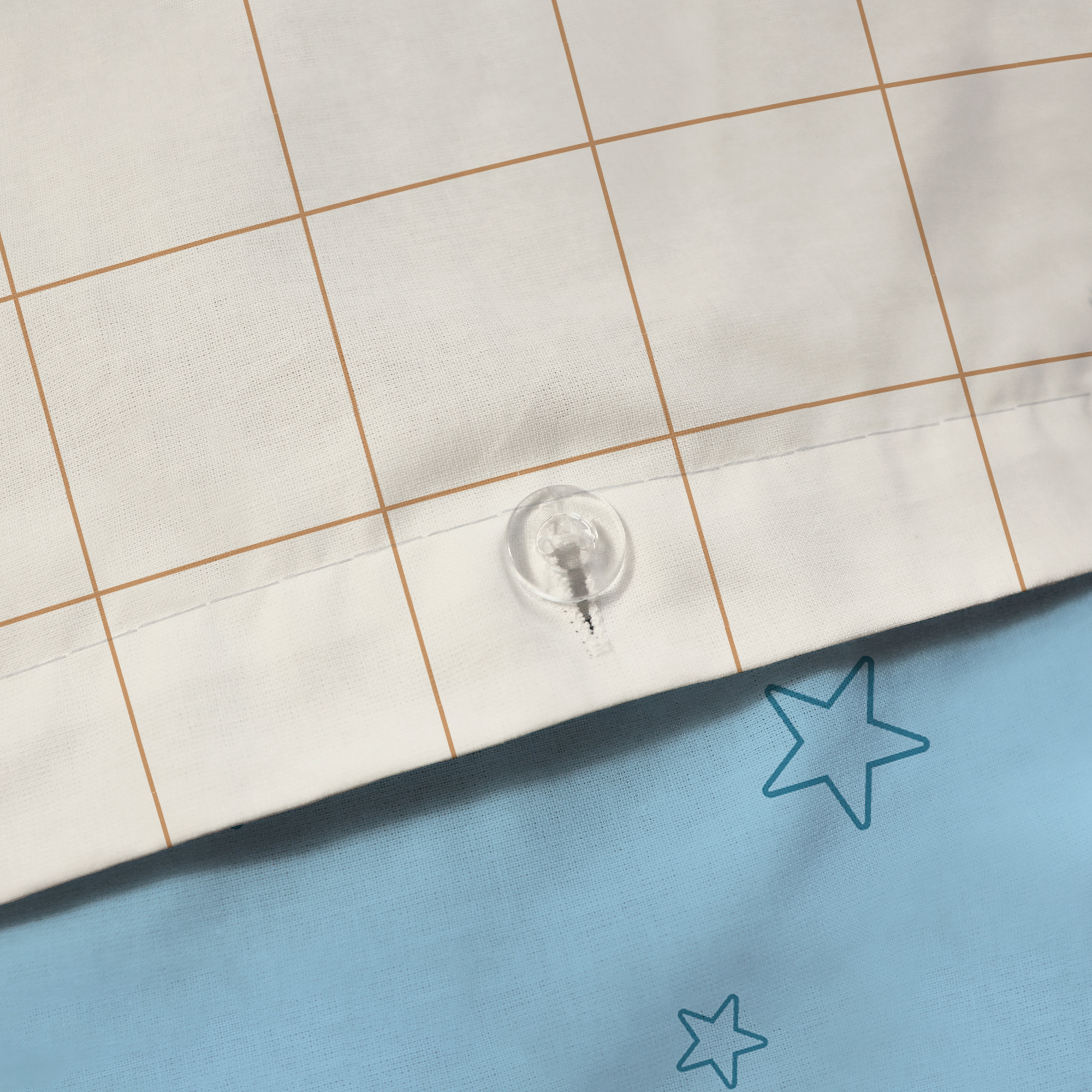 Parure de lit imprimée 100% coton, GALAXY