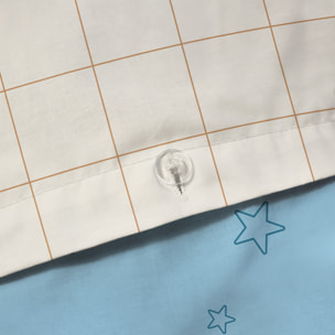 Parure de lit imprimée 100% coton, GALAXY