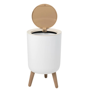 Poubelle de salle de bain push MALMO 7L