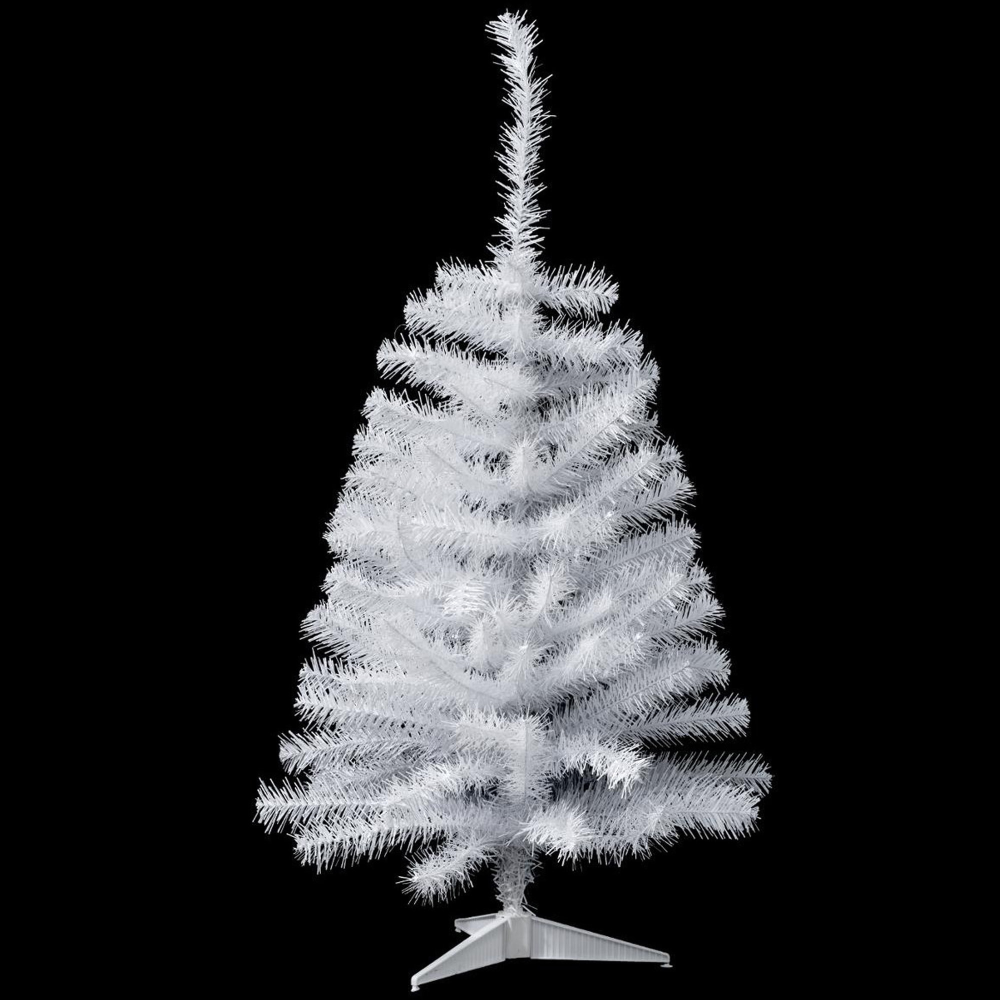 Elegante Arból de navidad Blanco 100 cm