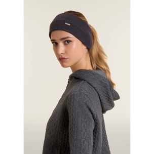 Fascia per capelli invernale a coste