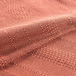 Plaid polycoton léger et polyvalent - Marsala