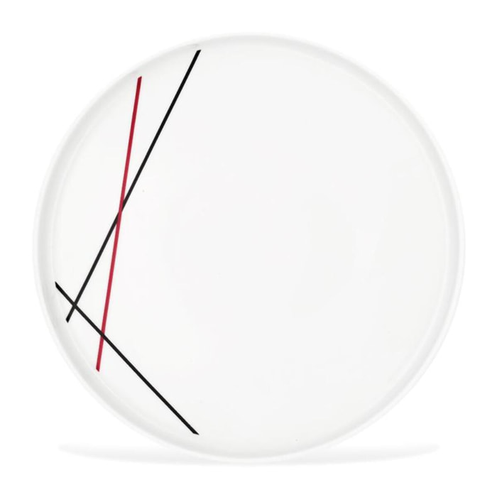 6 assiettes plates 27,5cm BISTROT