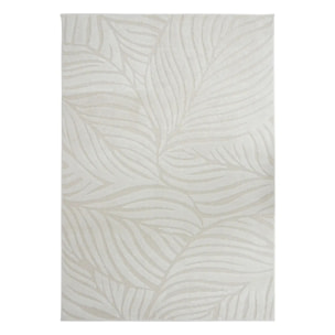 Tapis effet laine Anoai blanc 150x100cm