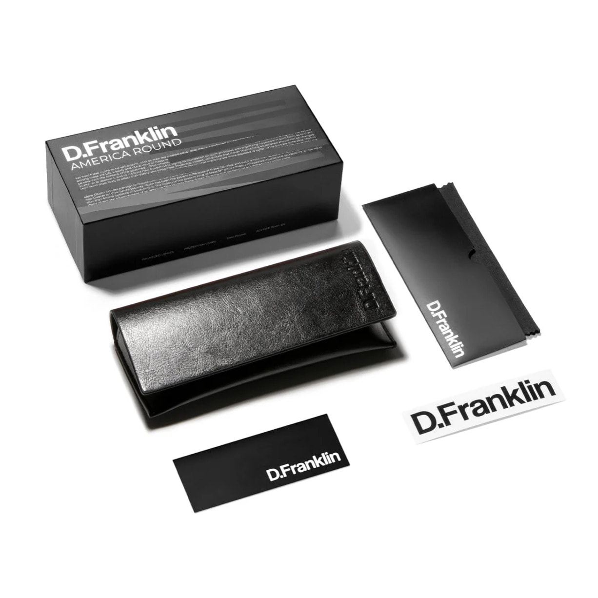 Gafas De Sol D. Franklin America Round Crystal   Grad