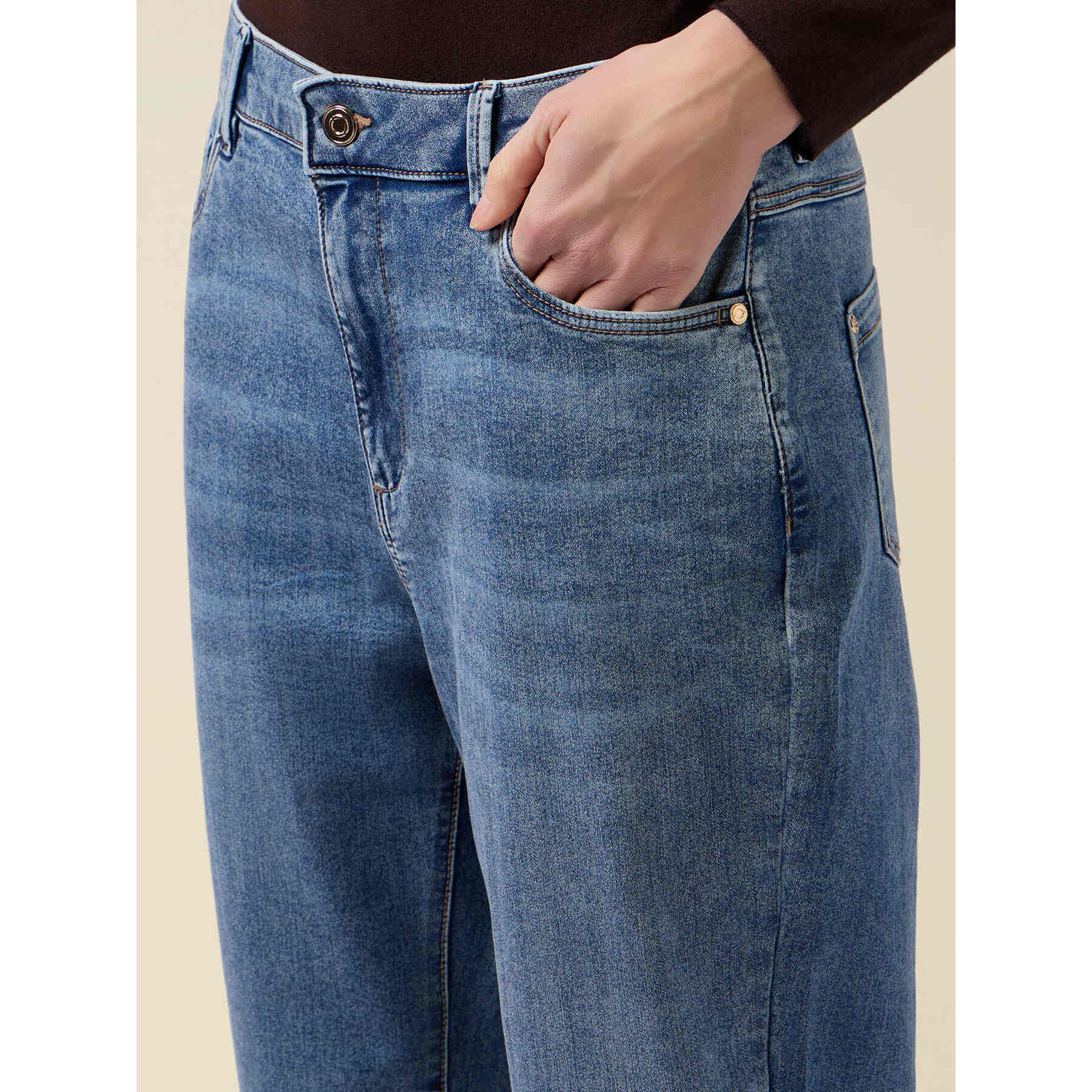 Oltre - Jeans boyslim - Azzurro