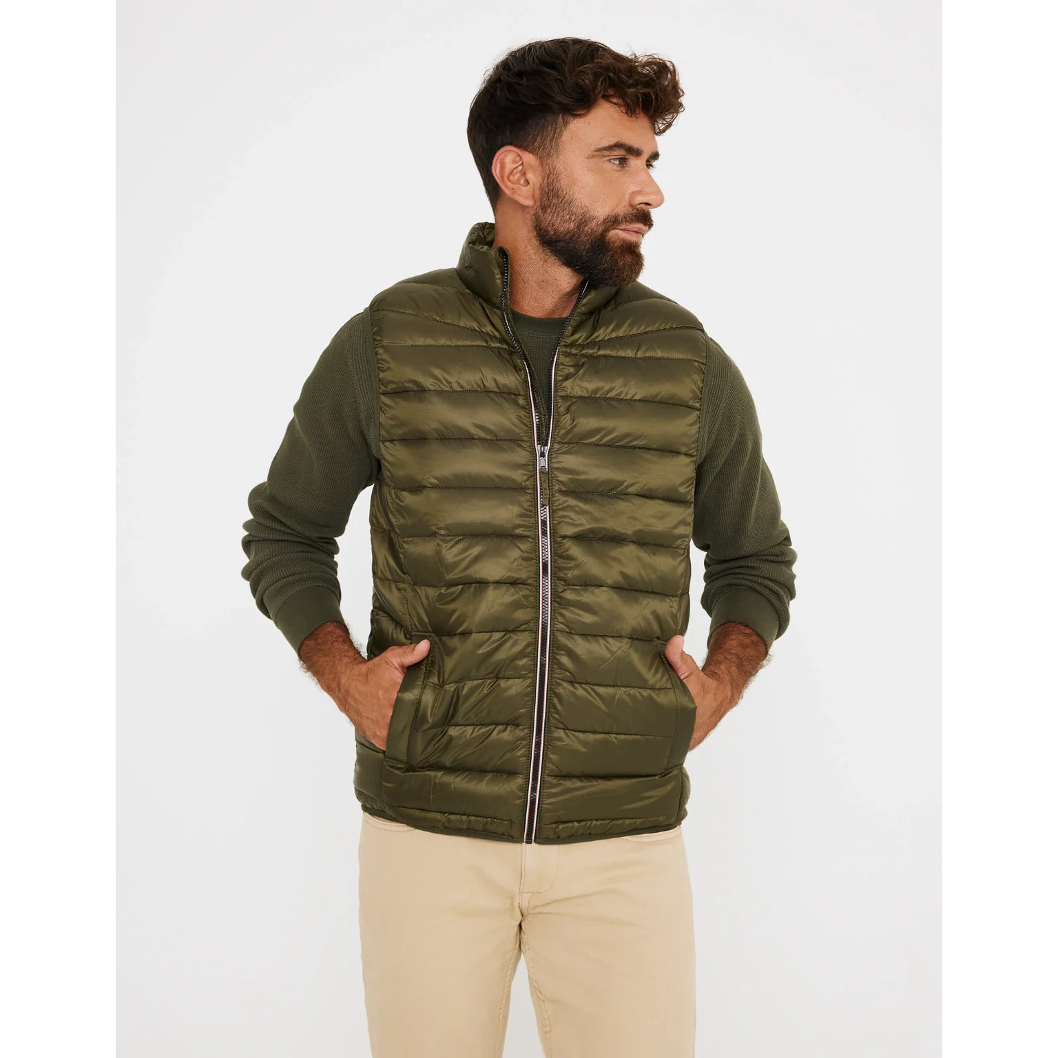 Chaleco Acolchado Ligero Verde - Penbroke