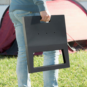 Barbecue Pieghevole Portatile a Carbone FoldyQ InnovaGoods