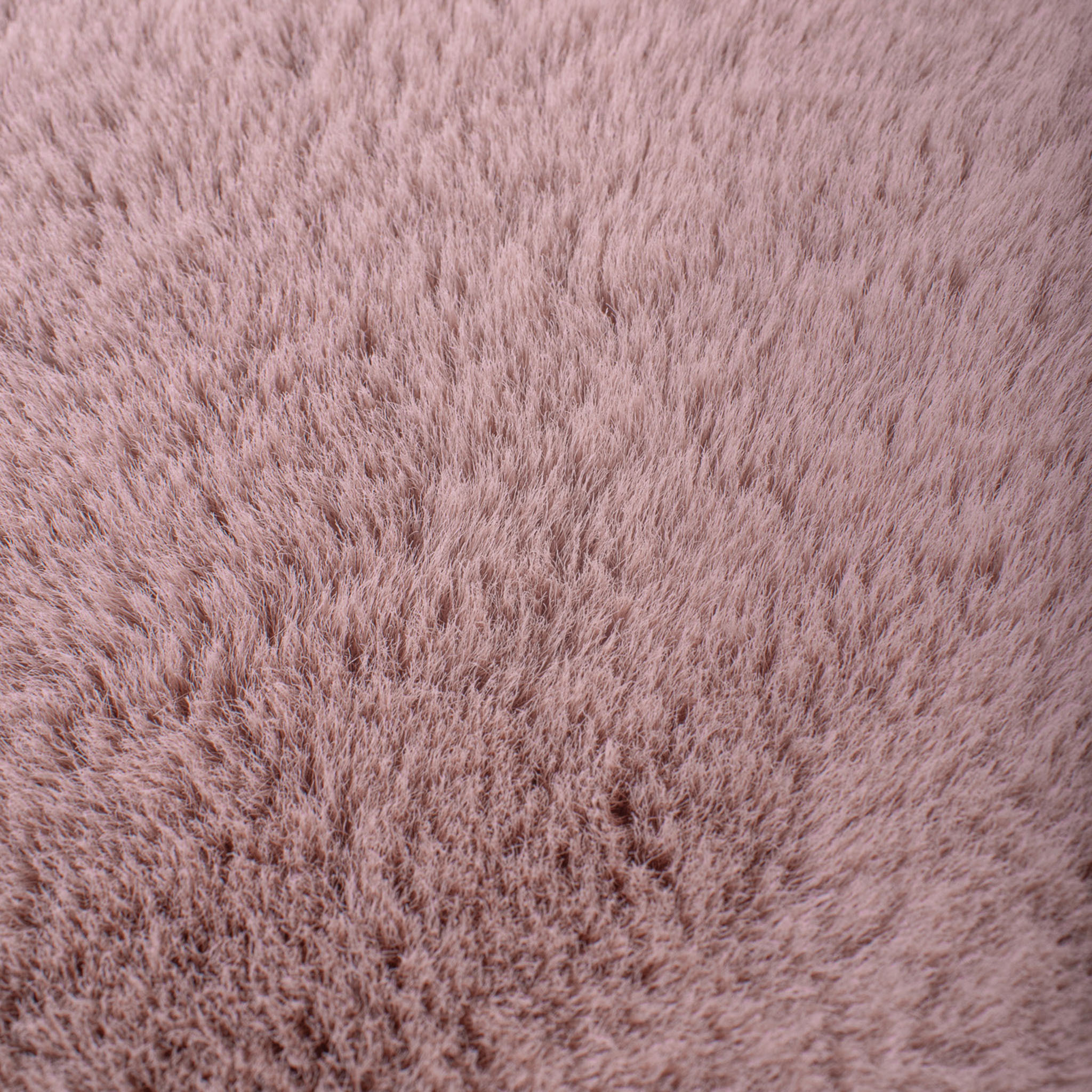 AVA - Tapis doux à poils longs lavable en machine - Rose