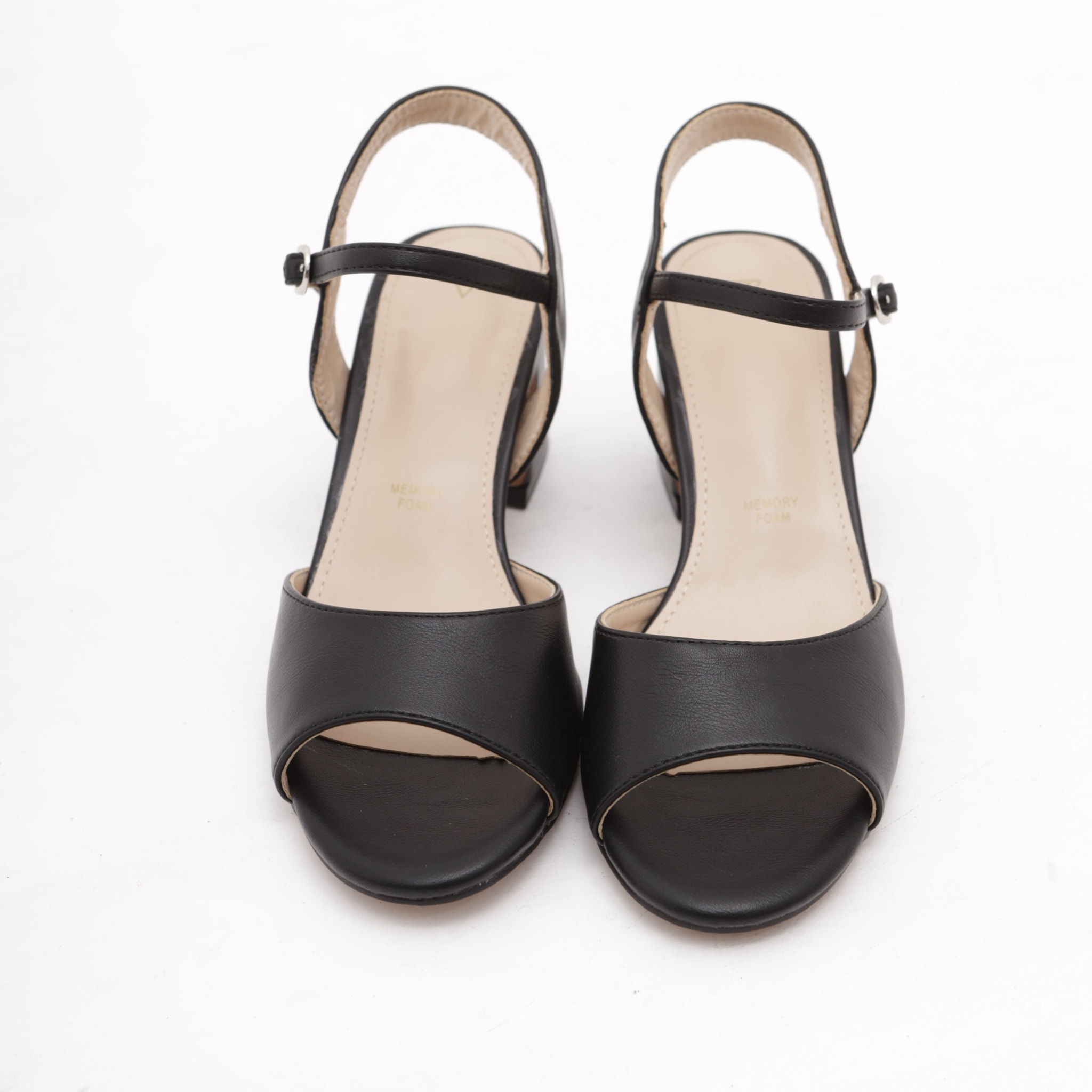 SANDALO TACCO FASCIA E CINTURINO CHOCOLA' NERO