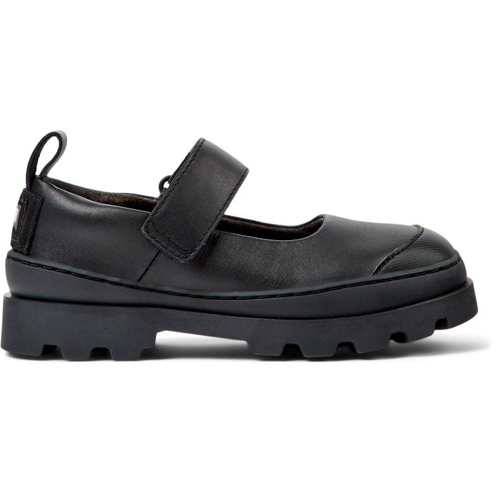 Bailarinas - CAMPER Brutus - Negro - Piel lisa / Tejido técnico