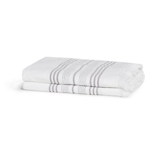 Serviette de toilette en coton jacquard, TOUT SIMPLEMENT HAMMAM