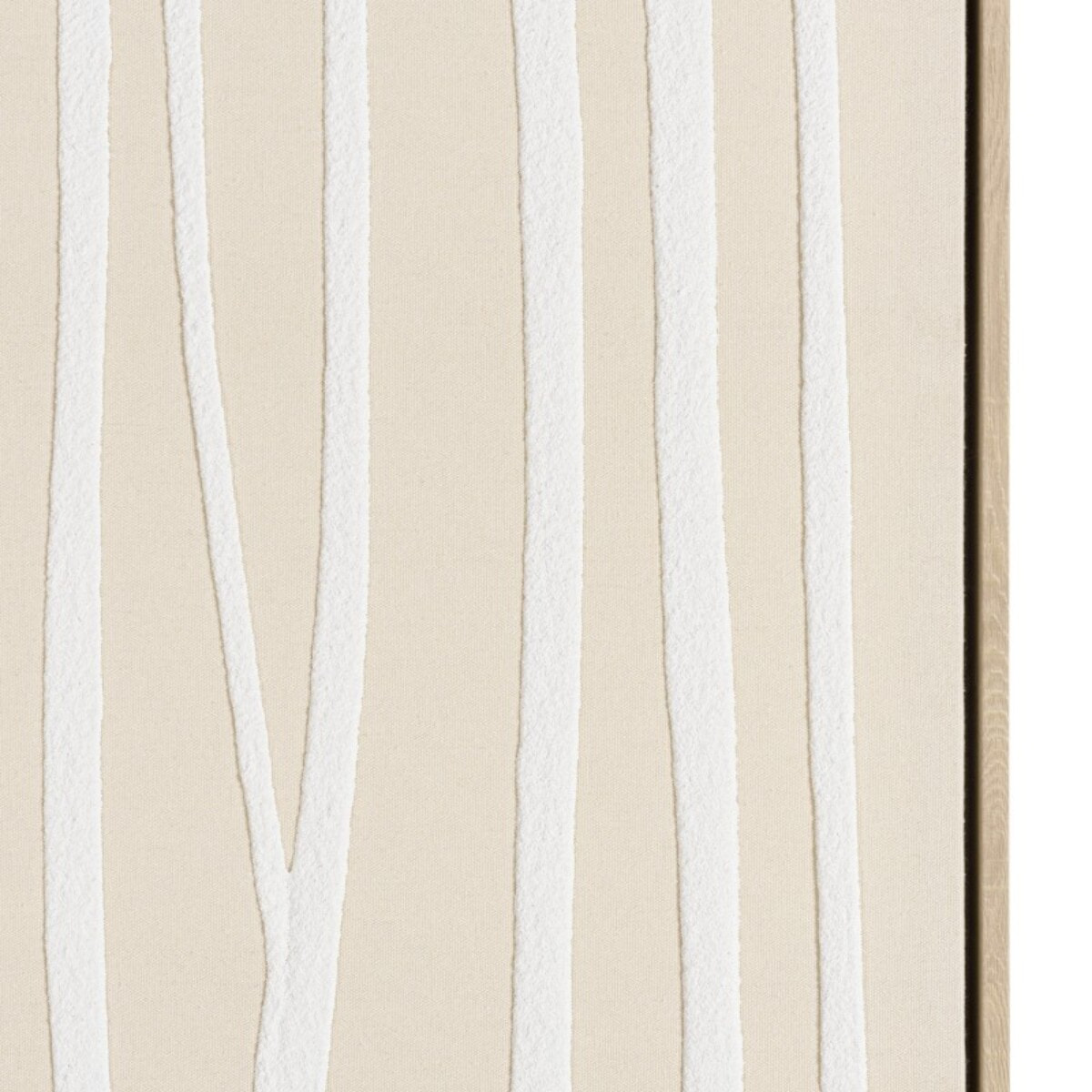 HOMER - Décoration murale B - 83x123cm lignes abstraites, cadre naturel