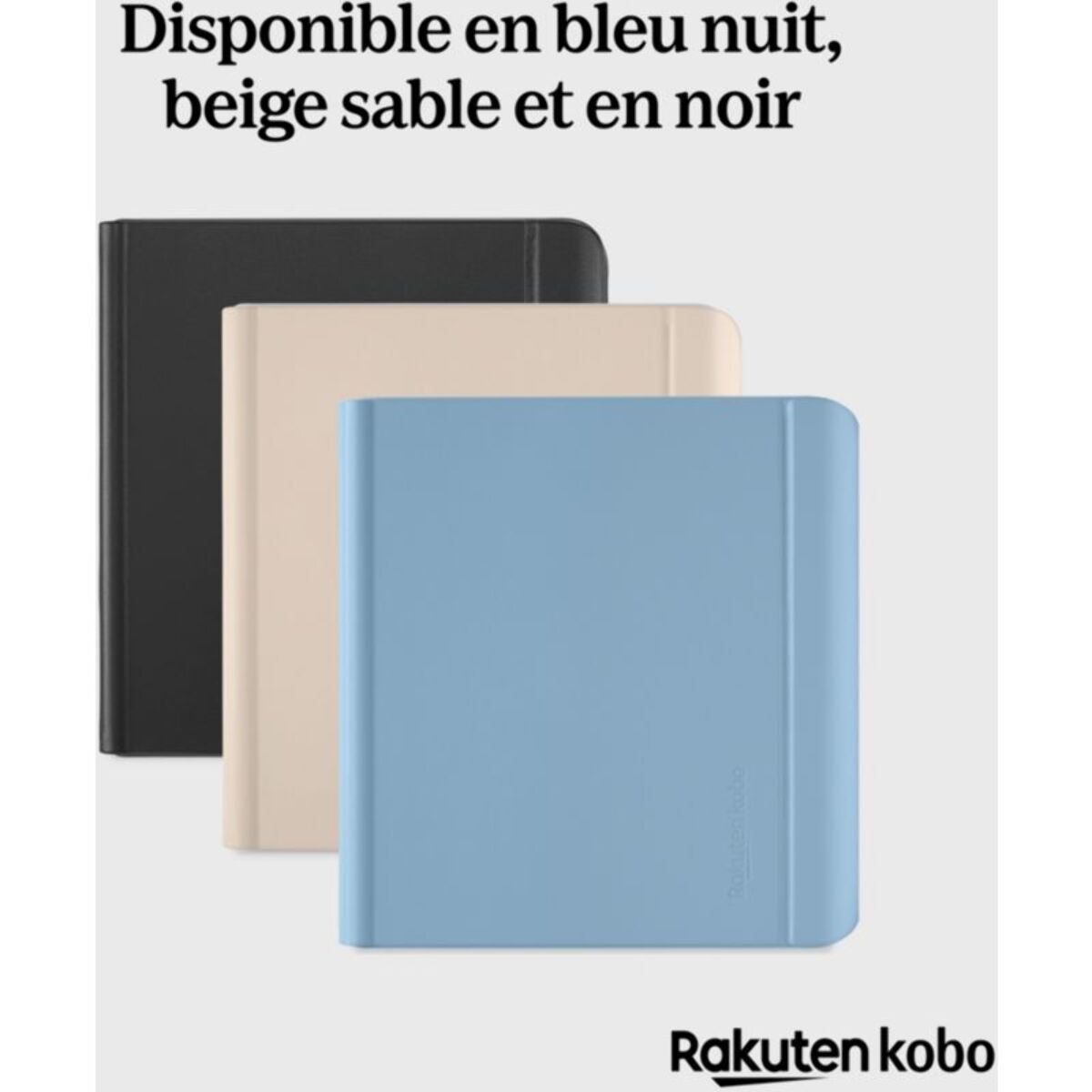 Pochette KOBO Libra Cover Notebook Bleu