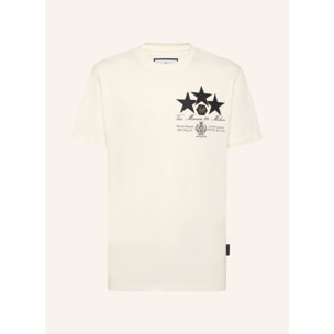 PHILIPP PLEIN Camiseta de cuello redondo y manga corta STARS