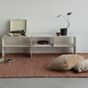 Meuble TV Lounge 90x37cm crème Kare Design