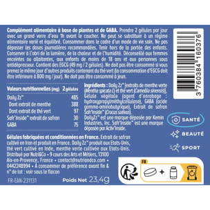 Nutri&Co Formule Sommeil - Aide Endormissement & Réduit le Stress - 60 gélules
