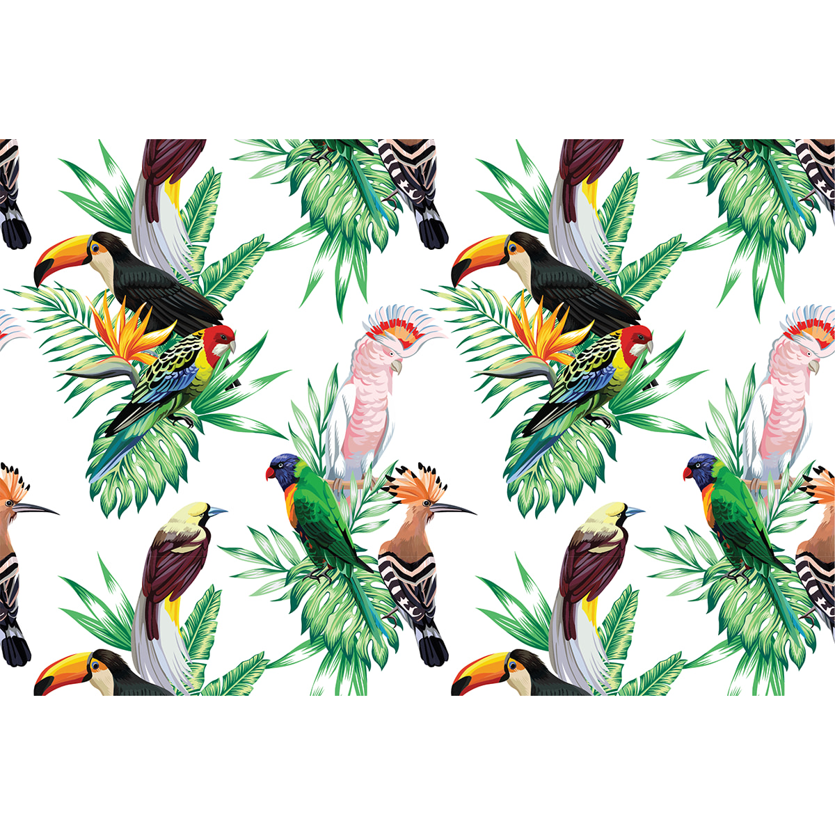 Sticker meuble tropical shinji 60 x 90 cm