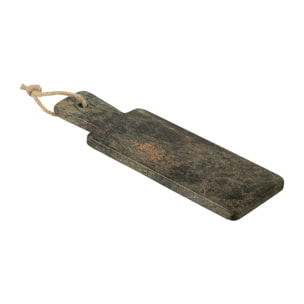 J-Line planche à fromage rectangulaire Marbre - pierre - kaki/vert foncé - small