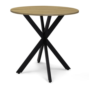 Tables rondes Soline - Bois - Noir