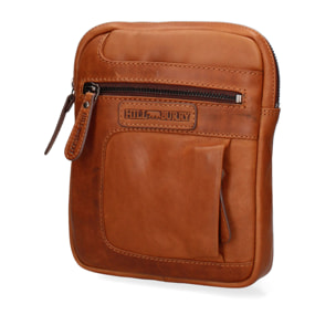 Borsa a tracolla  da uomo In Vera pelle Made in Italy 17x21x5 cm