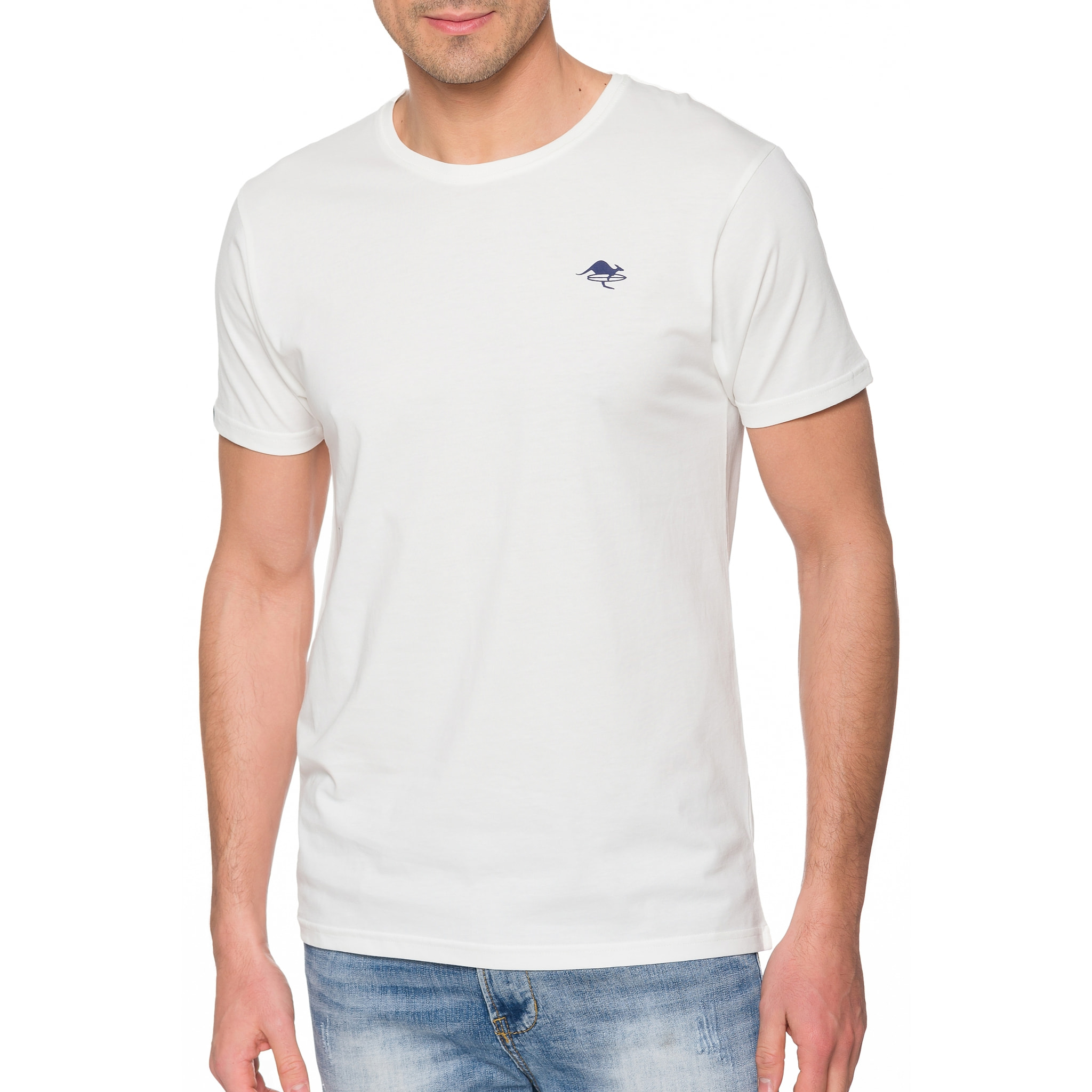 T-shirt in cotone 150 gr Hot Buttered Lizard Colore Bianco