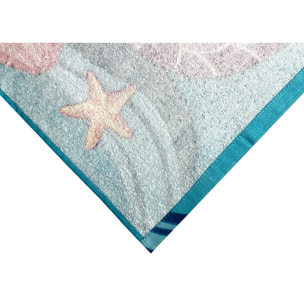 Telo Mare Poncho Per Bambini In Spugna
