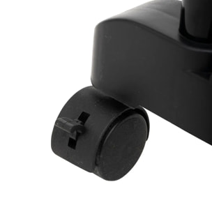 Portant à vêtements "Woody" en double métal et plastique 165x86cm