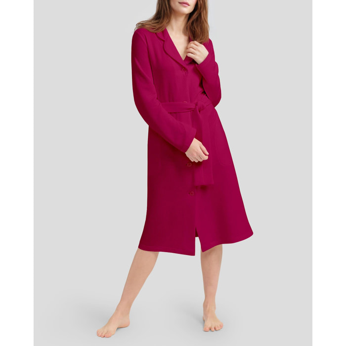Bata corta fucsia