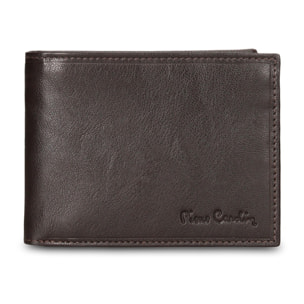 Portafoglio uomo in vera pelle - Modello Aumont - Casual - 12.5 x 9.0 x 2.0 cm
