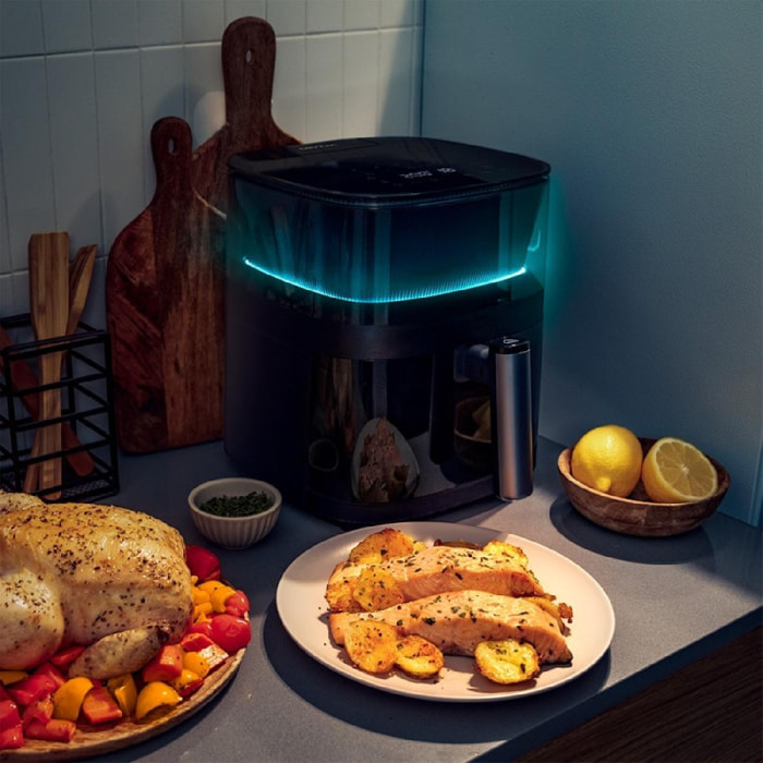 Cecotec Friteuse à air Cecofry Neon 5000, 5 L, Vaporisateur d'eau pour une cuiss