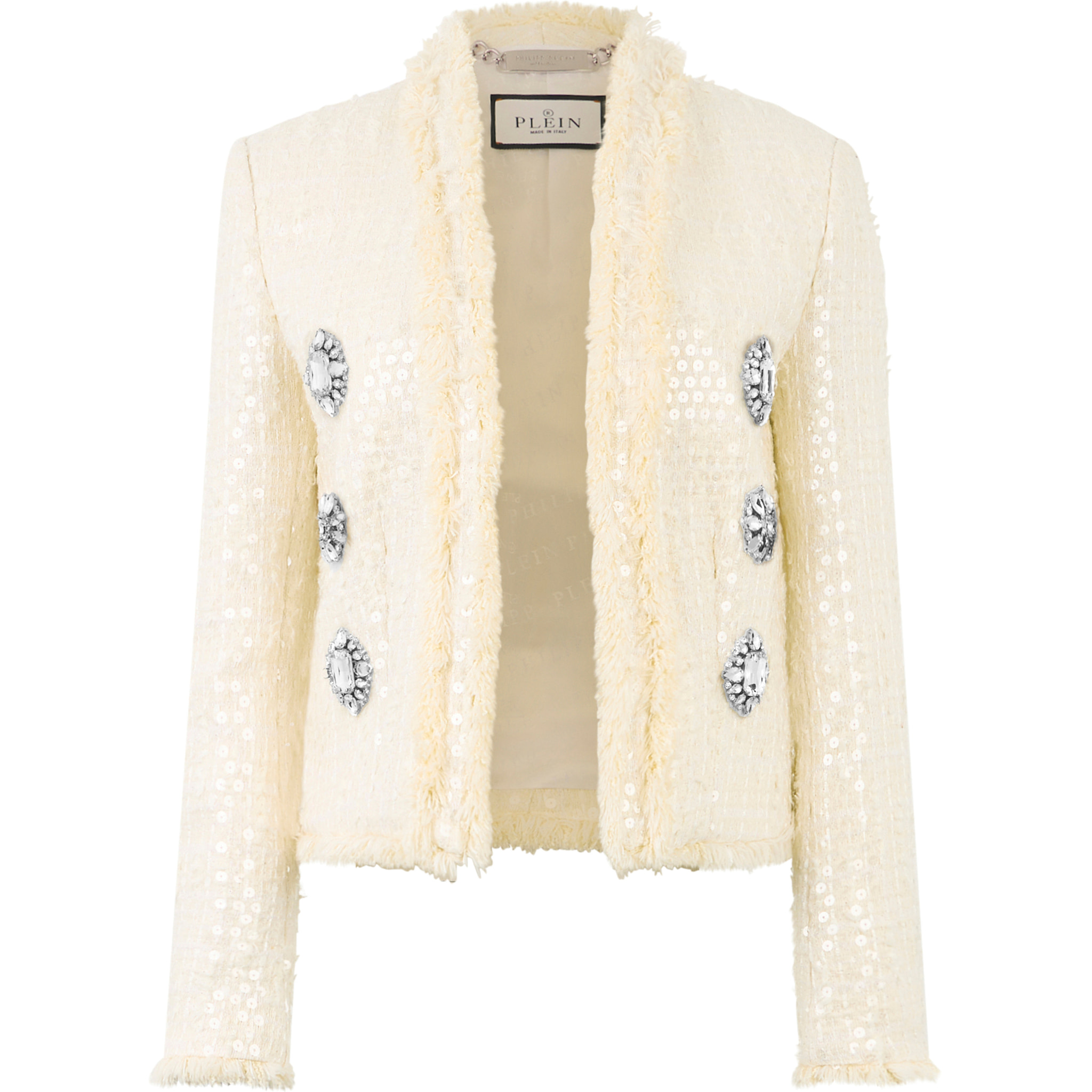 PHILIPP PLEIN Tweed Bolero Paillettes