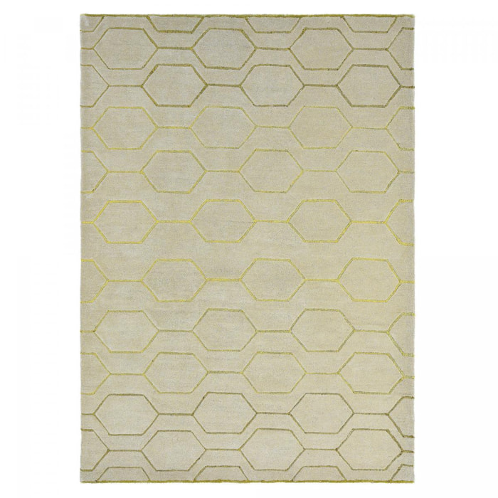 Tapis salon et chambre fait à la main en laine motif scandinave GUWA