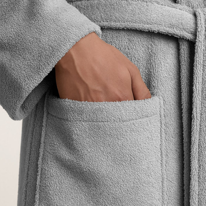 Albornoz - 100% algodón rizo peinado - 420 g/m2