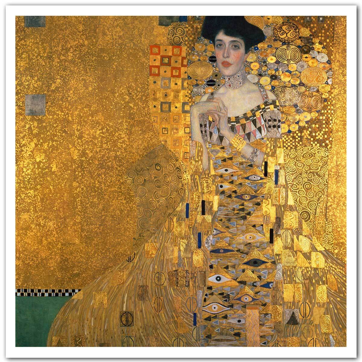 Poster Portrait d'La Dame en Or - Gustav Klimt Affiche seule