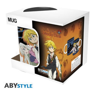 The Seven Deadly Sins Tazza Meliodas, Elizabeth, Hawk da 320 ml - Gadgets