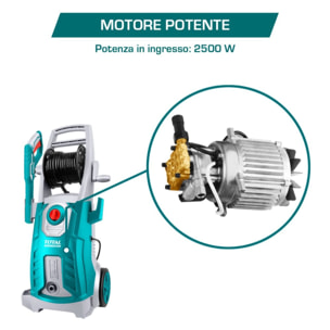 Idropulitrice 2500W - 160bar con Accessori