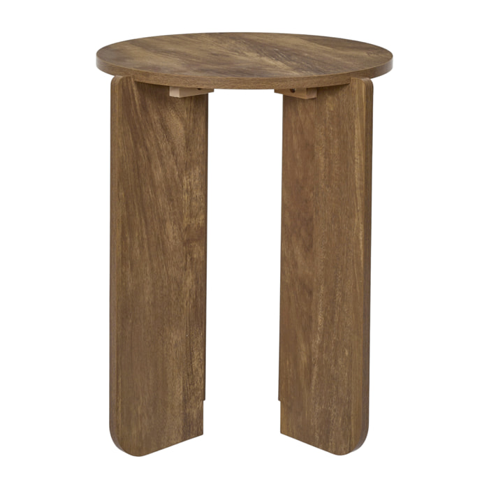 Table d'Appoint - HOME DECO FACTORY - Héritage - Élégante - Marron