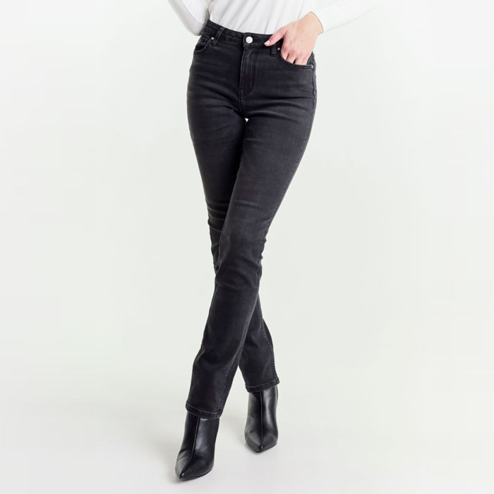 Jeans - skinny fit - nero denim