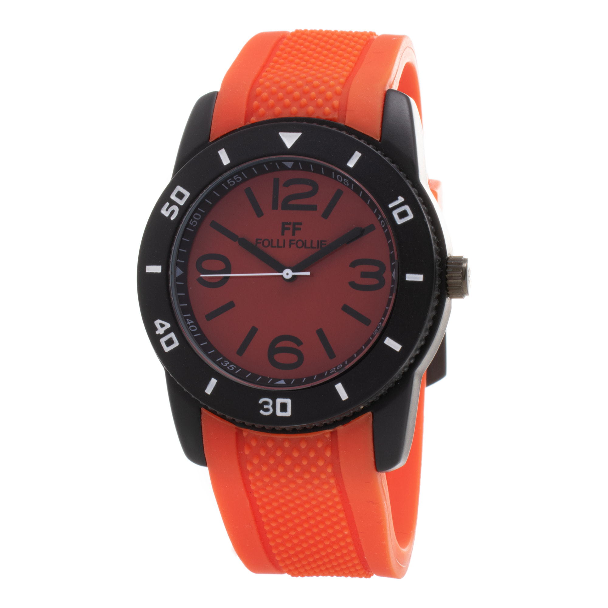 Reloj Folli Follie WT13K002ZPR Mujer Analogico Cuarzo con Correa de Silicona